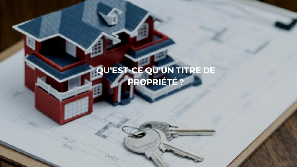 A quoi ressemble un titre de propriété : Un acte officiel rédigé et ...