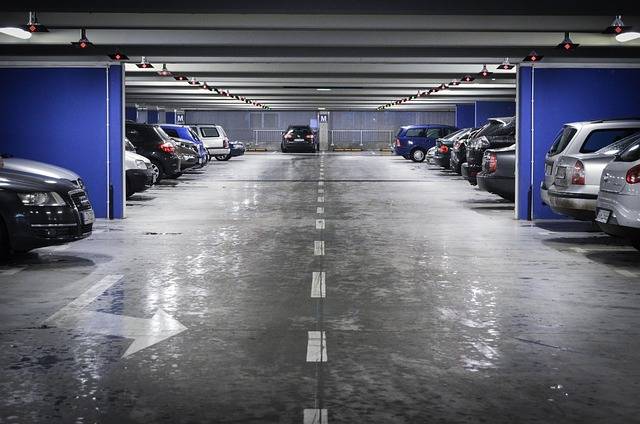 signalisations dans un parking