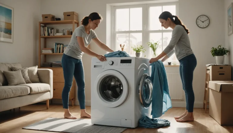 peut on coucher une machine à laver