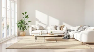 Inspiration déco : comment intégrer un tapis beige dans votre intérieur