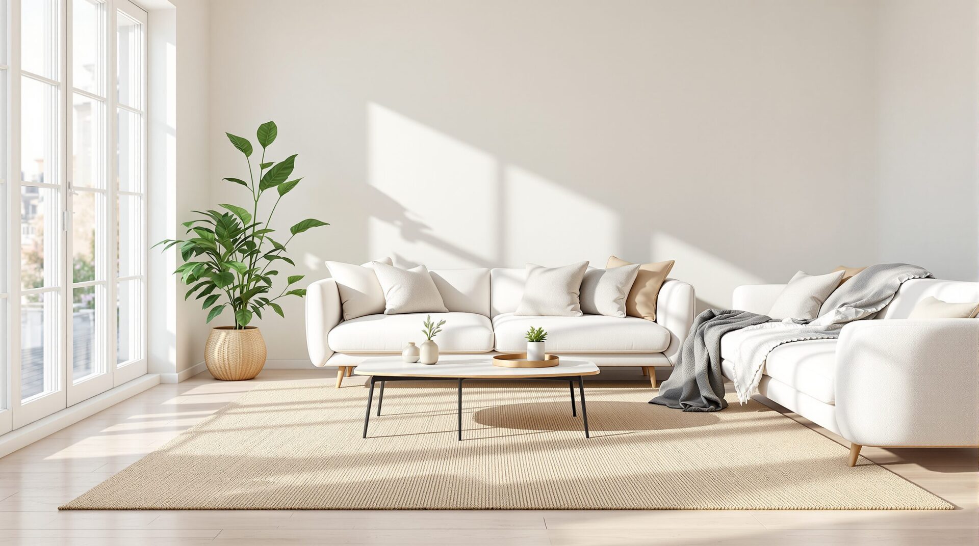 Inspiration déco : comment intégrer un tapis beige dans votre intérieur