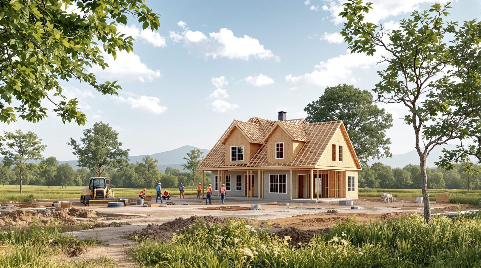 délai pour construire une maison après achat du terrain