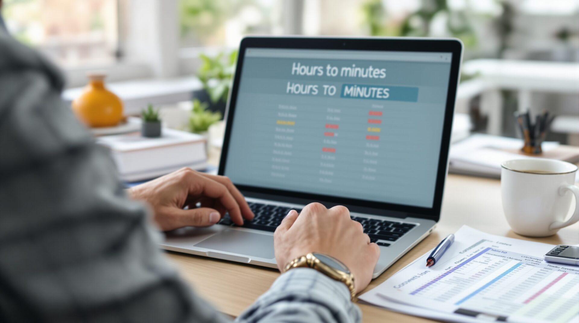 convertir heure en minute