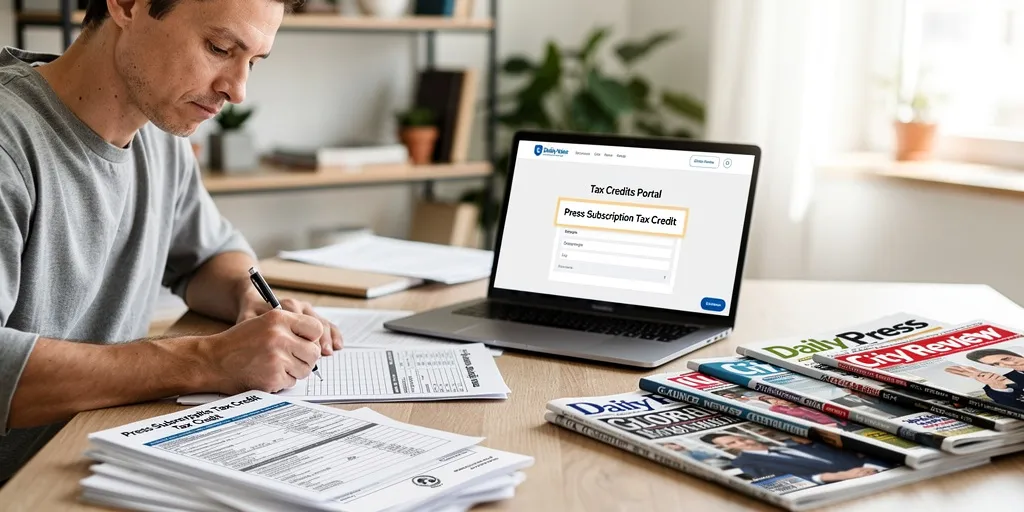 crédit d'impôt abonnement presse
