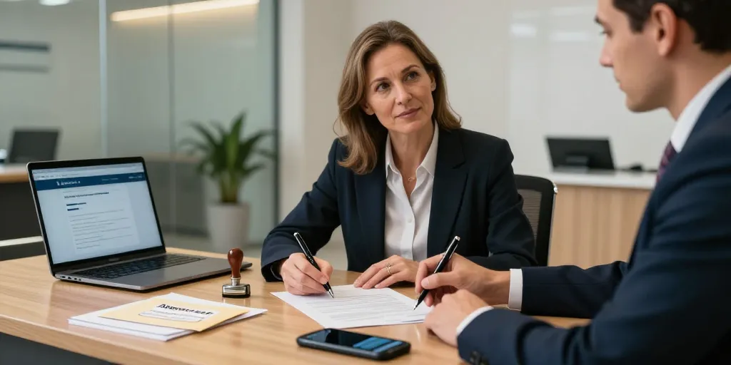 signature offre de prêt