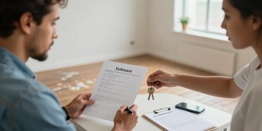 etat des lieux de sortie sans état des lieux d'entrée