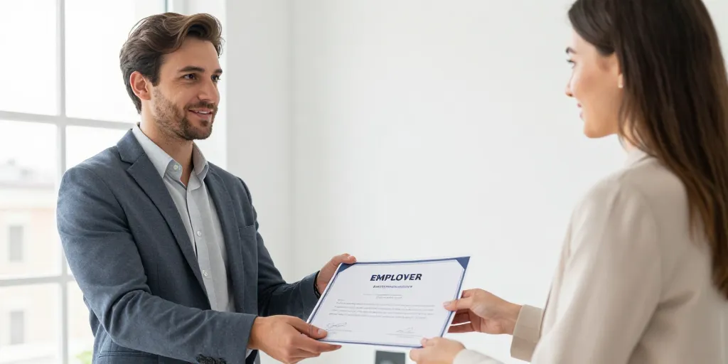 attestation employeur pour location appartement