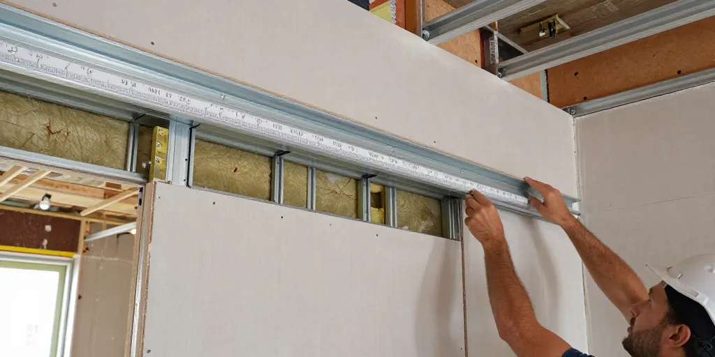 prix m2 placo rail isolation fourniture et pose