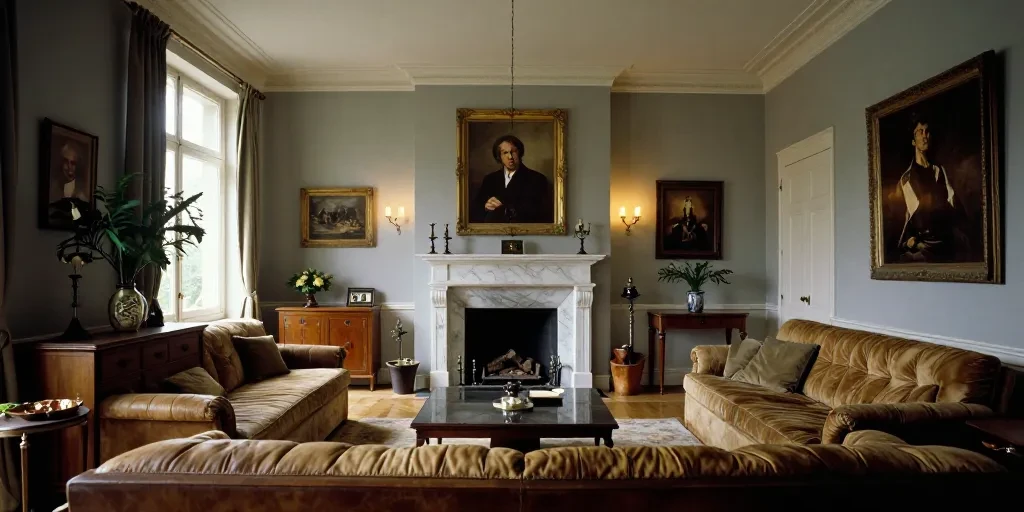 intérieur maison johnny hallyday marne la-coquette